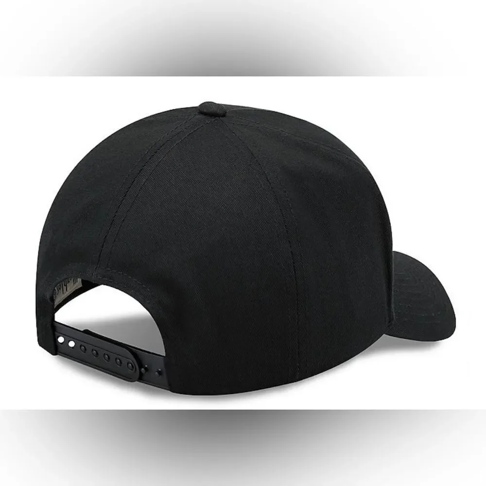 NWT Wembley Men’s Black Motor King Embroidered Baseball Cap - Snap Back